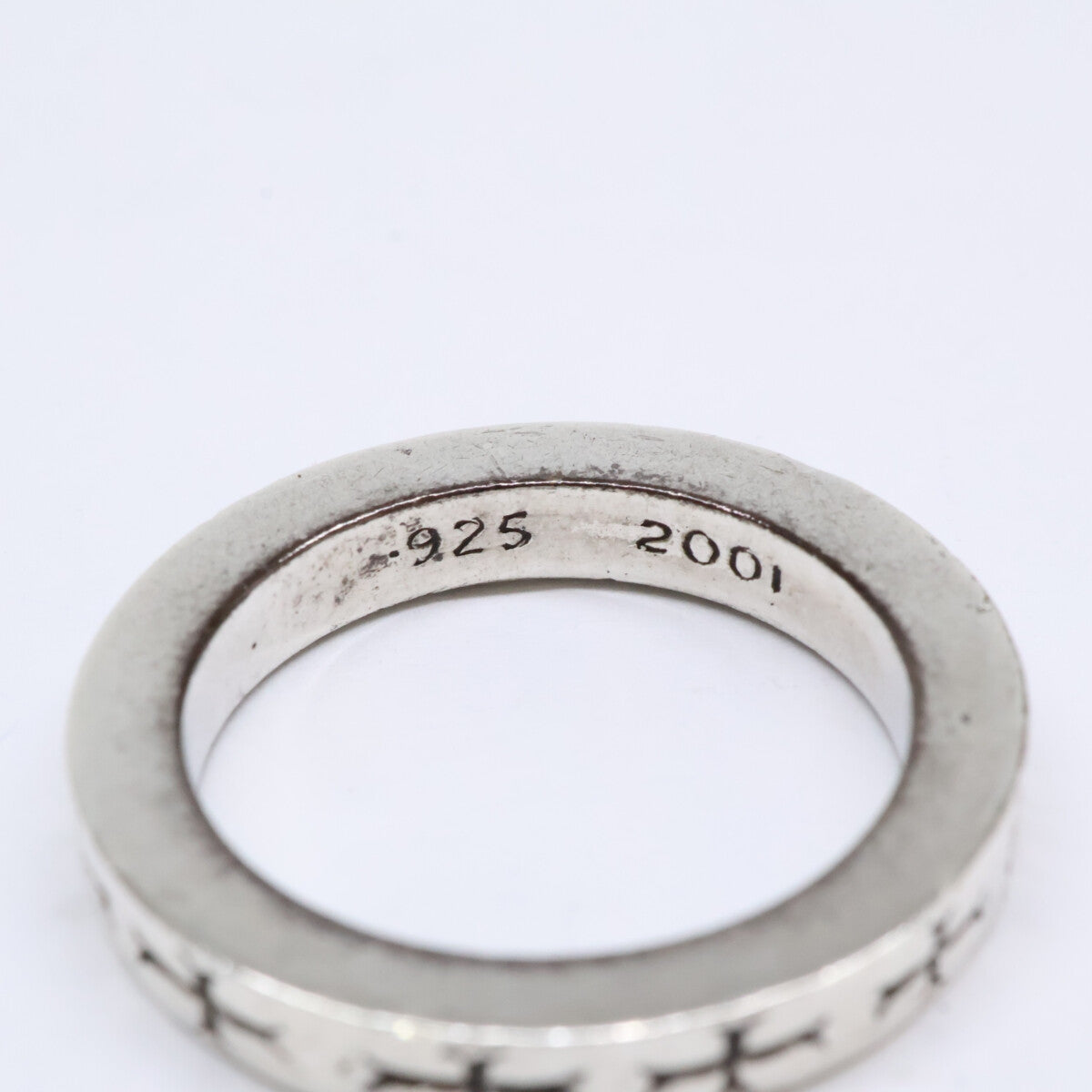 Chrome hearts クロムハーツ 925 3mm FUCK YOU スペーサー リング 指輪