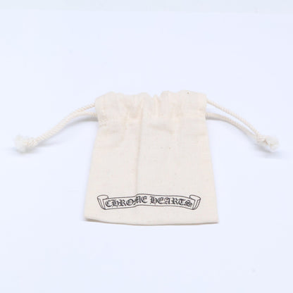 Chrome hearts クロムハーツ 【新品同様】925 RUBBER HOOP CROSS SML ラバー クロス フープ 片耳 シングル ピアス