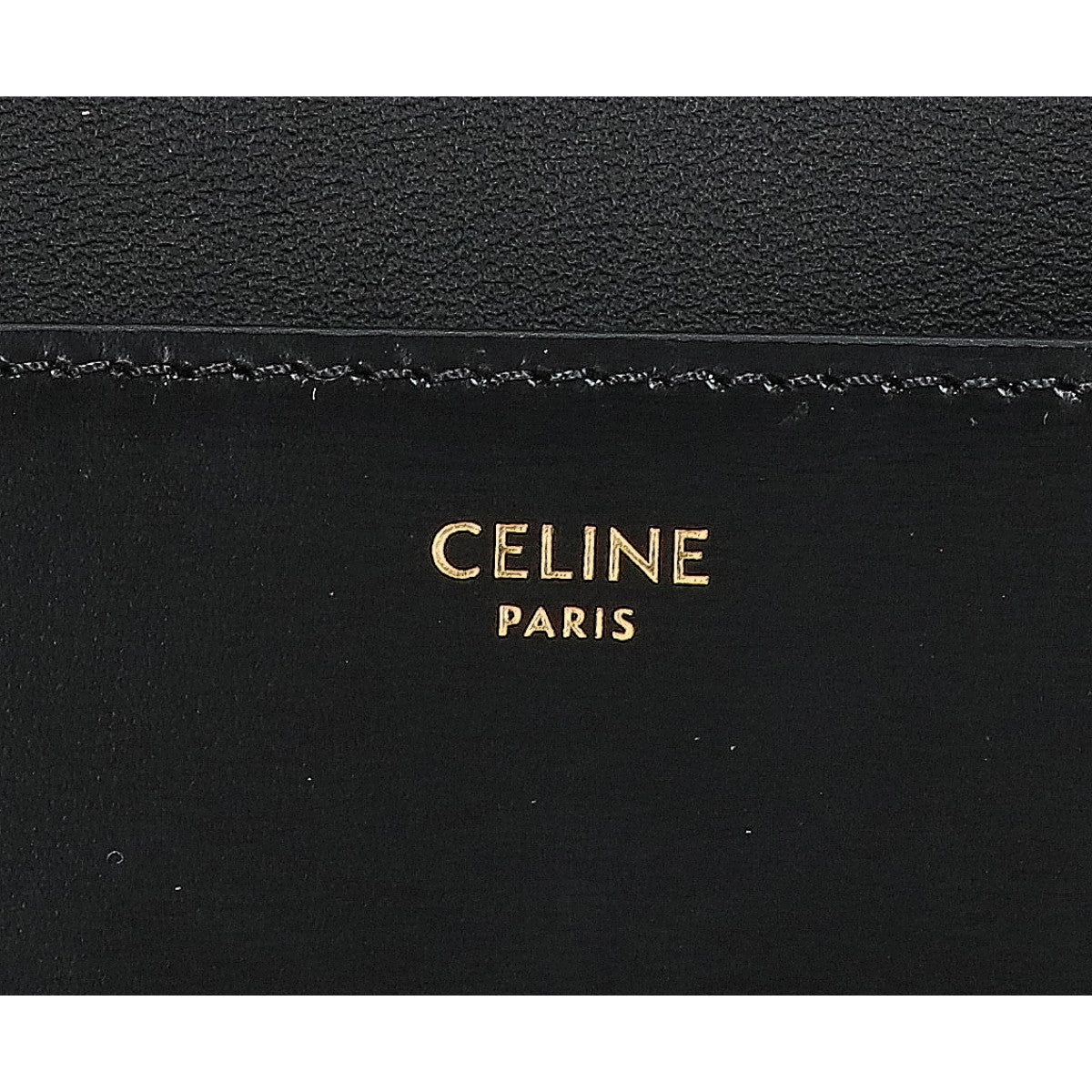 CELINE セリーヌ ティーン トリオンフ シャイニーカーフスキン ショルダーバッグ