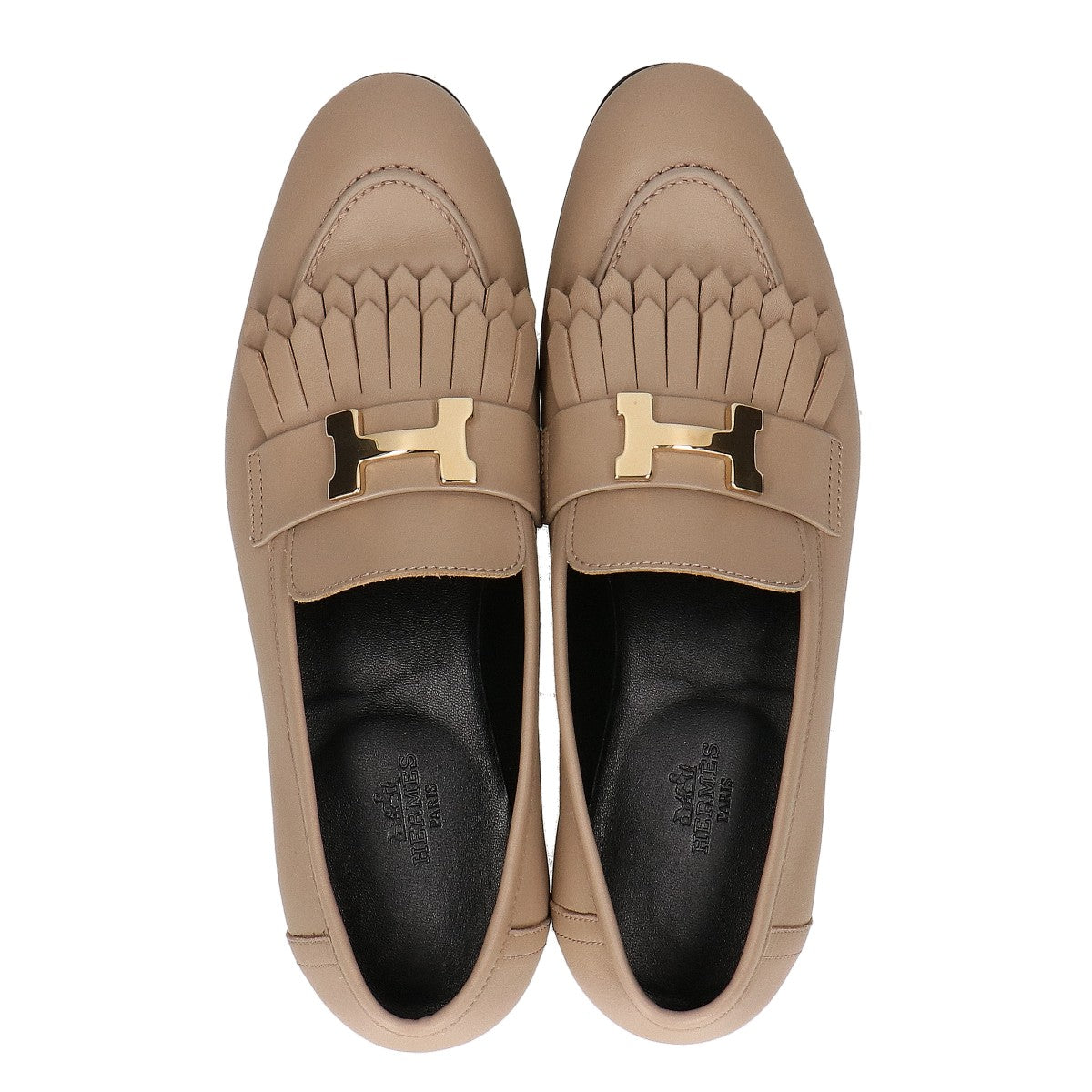 HERMES エルメス 【美品】Hゴールド金具 ロワイヤル モカシンシューズ シューズ