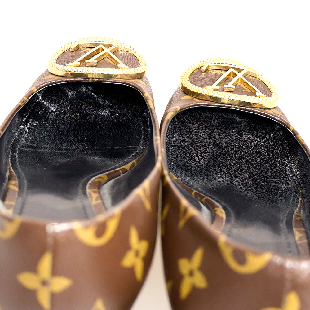 LOUIS VUITTON ルイヴィトン モノグラム マドレーヌライン パンプス シューズ レディース 37 18年製 シューズ