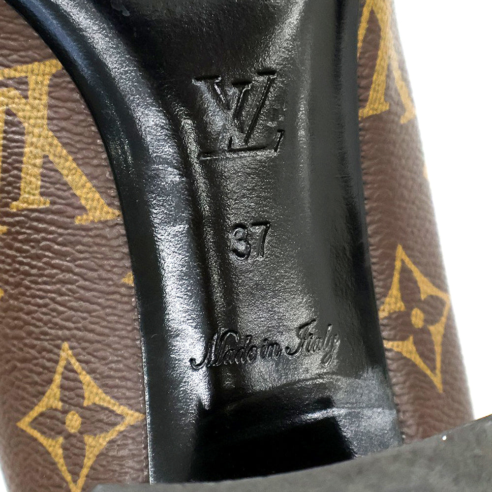 LOUIS VUITTON ルイヴィトン モノグラム マドレーヌライン パンプス シューズ レディース 37 18年製 シューズ