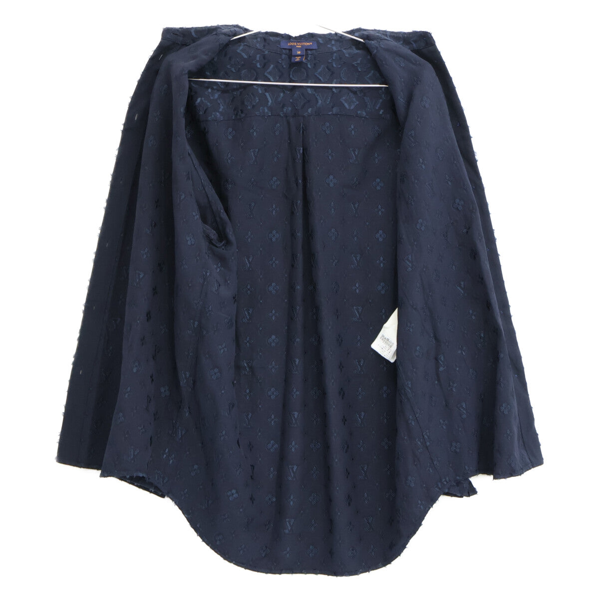 LOUIS VUITTON ルイヴィトン 【美品/国内正規/23年製】RW232W XEY FPBL06 シルク混 リバースモノグラムフェイルクーペシャツ トップス