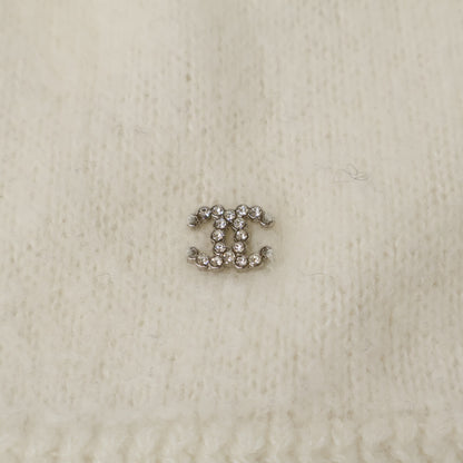 CHANEL シャネル 【美品/23AW】P74520K10862 カシミヤ/シルク混 ココマークｘスター ニットセーター トップス