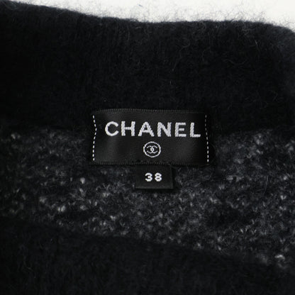 CHANEL シャネル 【美品/23AW】P74520K10862 カシミヤ/シルク混 ココマークｘスター ニットセーター トップス