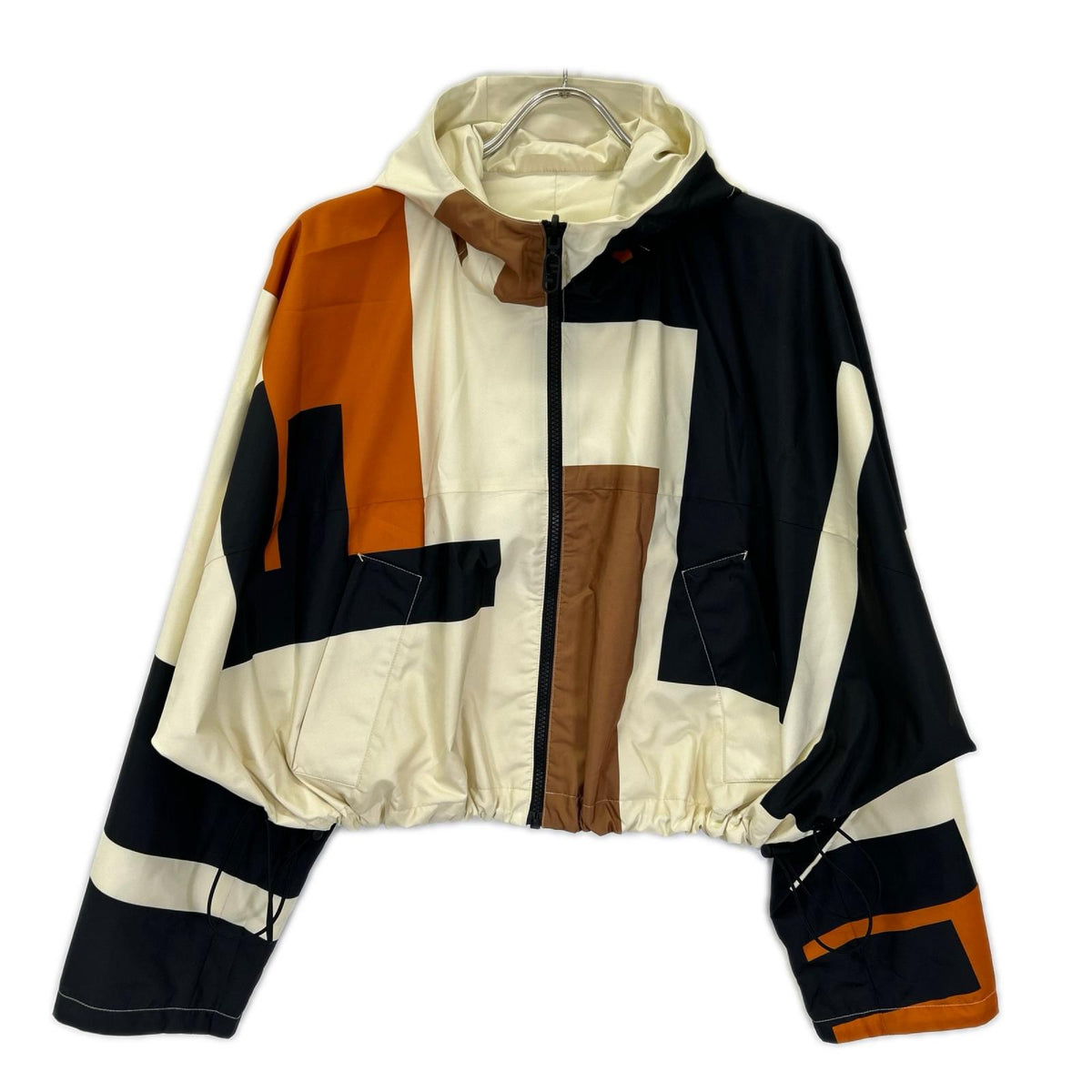 FENDI フェンディ FAN159 AQBP F1NY8 ベージュ×エクリュ系 リバーシブル ウィンドブレーカー ジャケット ジャケット