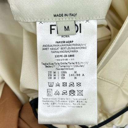FENDI フェンディ FAN159 AQBP F1NY8 ベージュ×エクリュ系 リバーシブル ウィンドブレーカー ジャケット ジャケット