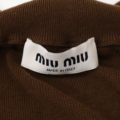 MIUMIU ミュウミュウ 【美品/国内正規/25SS】MMF974 コットン ニットカーディガン トップス