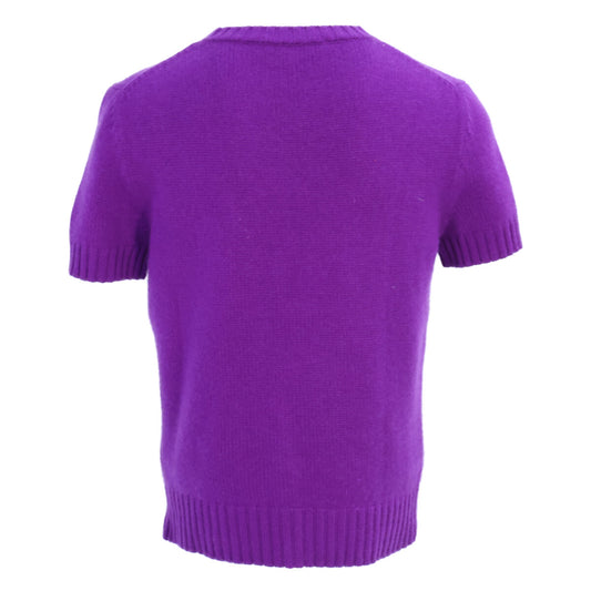 DIOR ディオール 【新品同様/国内正規】344S98AM003 ロゴ カシミヤ 半袖ニットセーター トップス