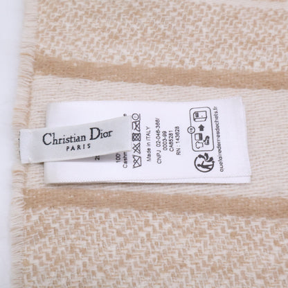 Christian Dior クリスチャンディオール 【新品同様/国内正規】25CDO309I093 オブリーク カシミヤ100% マフラー/ ストール