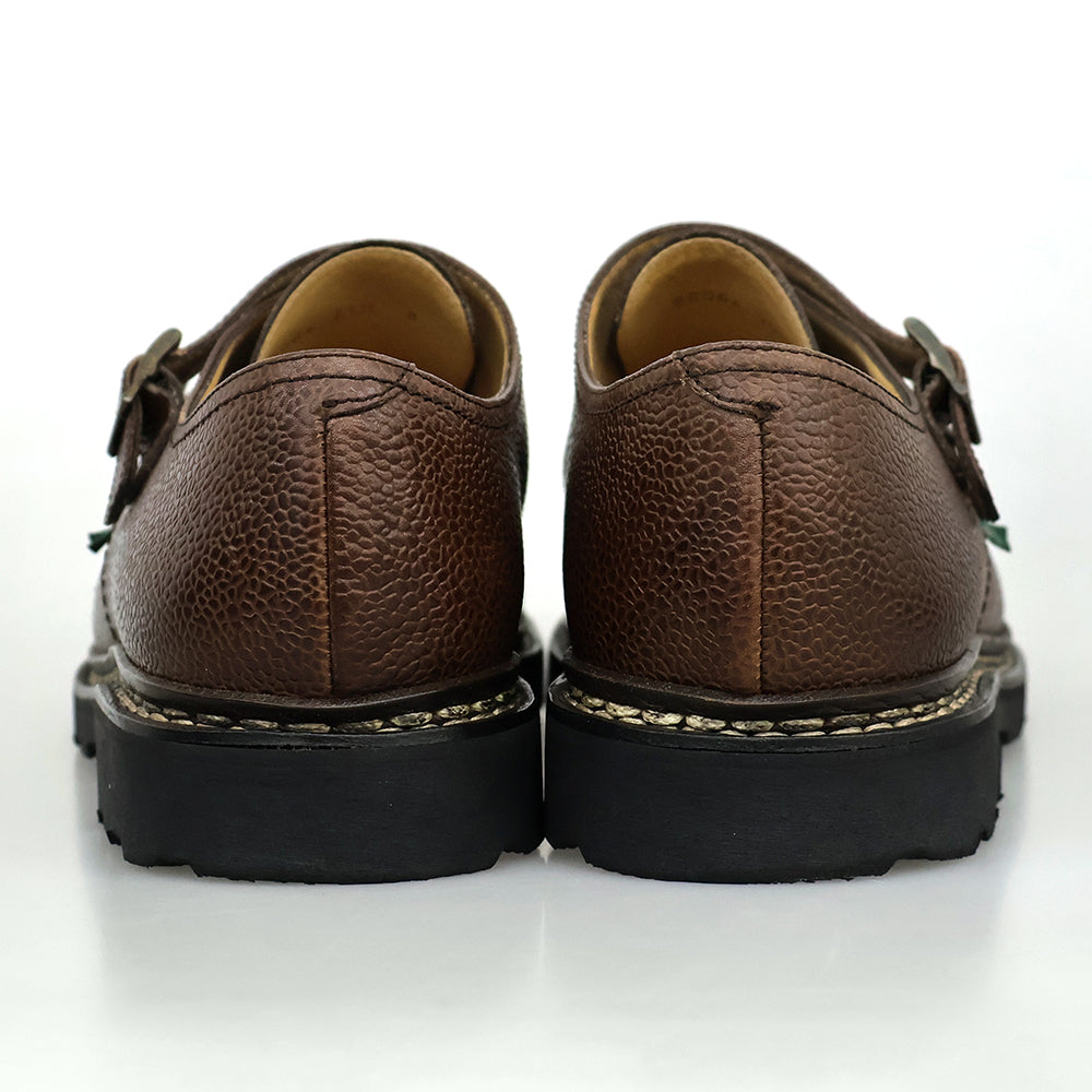 Paraboot パラブーツ 美品 WILLIAM MARCHE 2 ダブルモンク シューズ メンズ ブラウン 8 シューズ