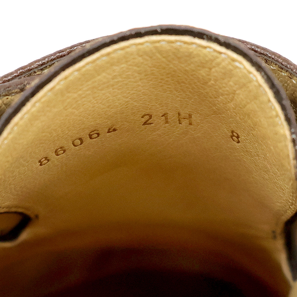 Paraboot パラブーツ 美品 WILLIAM MARCHE 2 ダブルモンク シューズ メンズ ブラウン 8 シューズ
