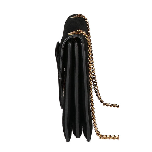 SalvatoreFerragamo サルバトーレフェラガモ 【美品】Thalia タリア スエード チェーン ショルダーバッグ