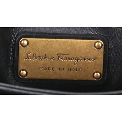 SalvatoreFerragamo サルバトーレフェラガモ 【美品】Thalia タリア スエード チェーン ショルダーバッグ