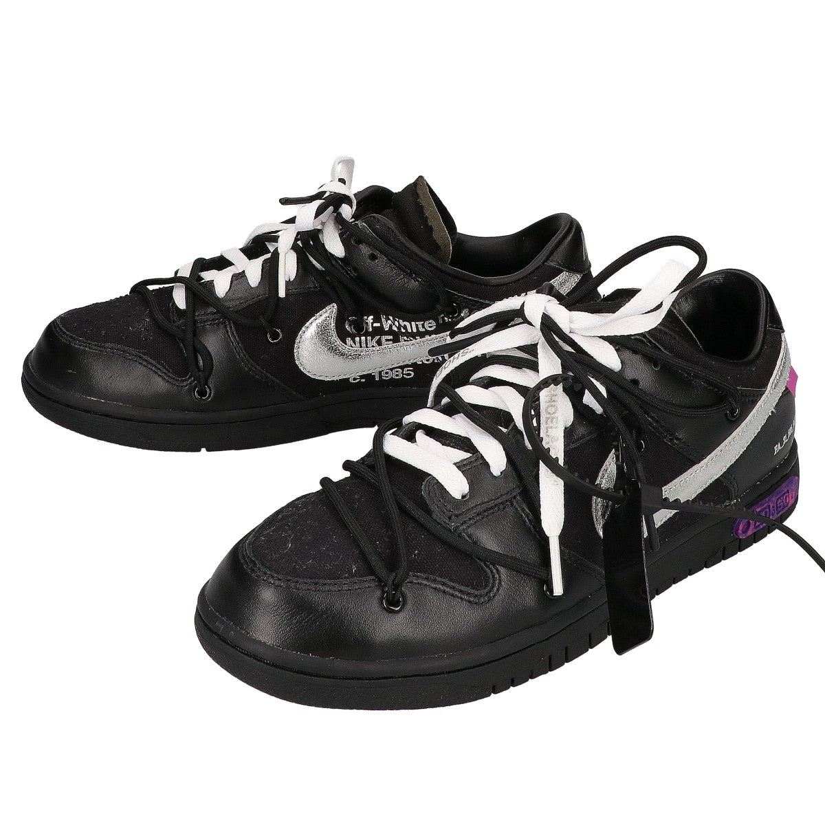 NIKE ナイキ ｘOff-White オフホワイト【新品同様】DM1602-001 Dunk Low 1 of 50 Lot.50 ダンクロー The 50 スニーカー シューズ