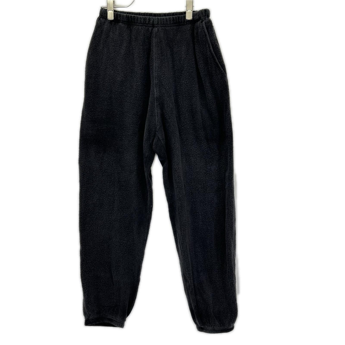 COMOLI コモリ 25AW C03-05013 ブラック シルク100 フリース ドローストリングパンツ ボトムス