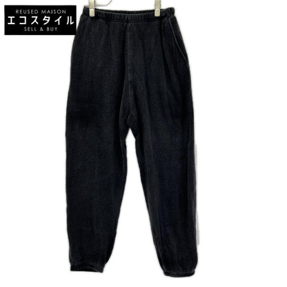 COMOLI コモリ 25AW C03-05013 ブラック シルク100 フリース ドローストリングパンツ ボトムス