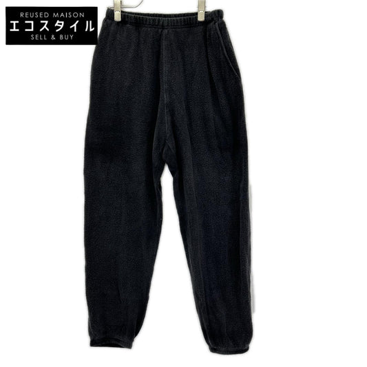 COMOLI コモリ 25AW C03-05013 ブラック シルク100 フリース ドローストリングパンツ ボトムス