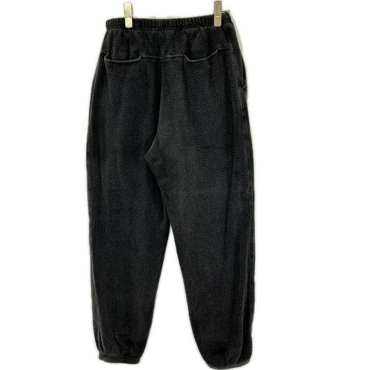 COMOLI コモリ 25AW C03-05013 ブラック シルク100 フリース ドローストリングパンツ ボトムス