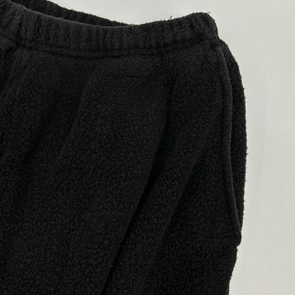 COMOLI コモリ 25AW C03-05013 ブラック シルク100 フリース ドローストリングパンツ ボトムス
