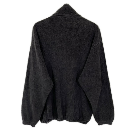 COMOLI コモリ 25AW C03-05011 ブラック シルク100 FLEECE ZIP JACKET フリースジップジャケット ジャケット
