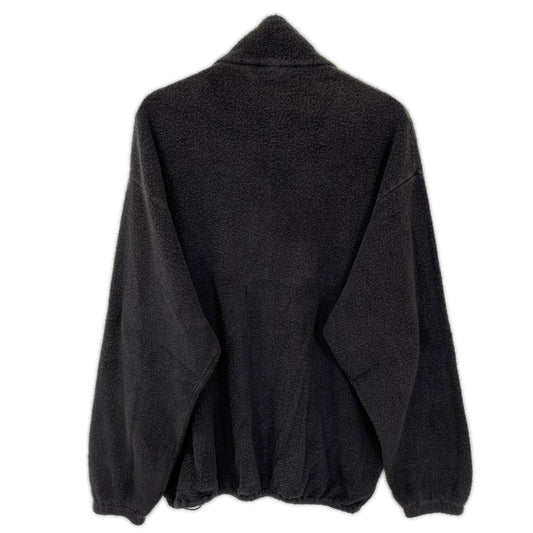 COMOLI コモリ 25AW C03-05011 ブラック シルク100 FLEECE ZIP JACKET フリースジップジャケット ジャケット