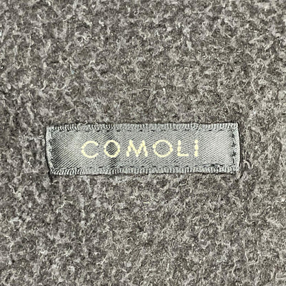 COMOLI コモリ 25AW C03-05011 ブラック シルク100 FLEECE ZIP JACKET フリースジップジャケット ジャケット