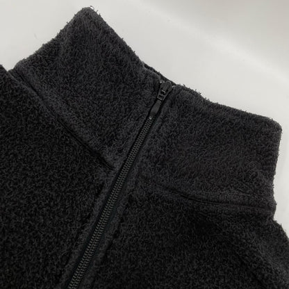 COMOLI コモリ 25AW C03-05011 ブラック シルク100 FLEECE ZIP JACKET フリースジップジャケット ジャケット