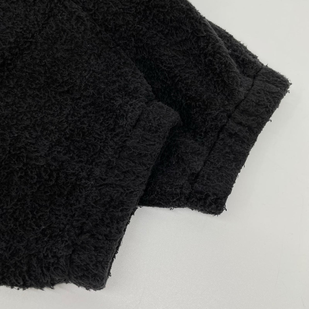 COMOLI コモリ 25AW C03-05011 ブラック シルク100 FLEECE ZIP JACKET フリースジップジャケット ジャケット