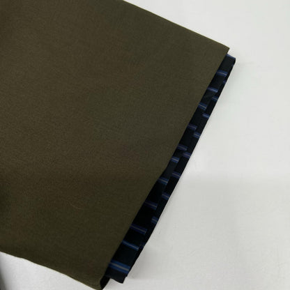 sacai サカイ 22SS 02670 カーキ Suiting Shirt ウール混 半袖シャツ トップス