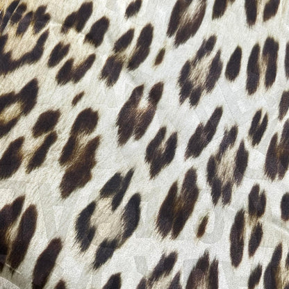 BALENCIAGA バレンシアガ 【garde robe】22年 733757 レオパード シルク長袖シャツ トップス