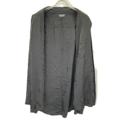 BALENCIAGA バレンシアガ 【HOMEWEAR】21年 681812 ブラック 長袖 総柄シャツ トップス