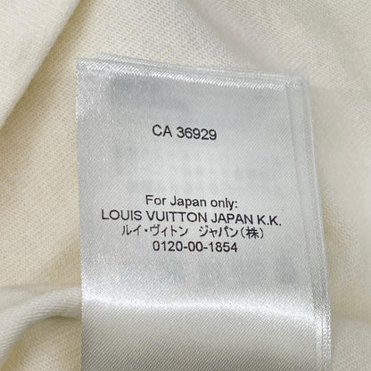 LOUIS VUITTON ルイヴィトン 26SS RM261MJ NPL HUY41W ホワイト エンブロイダリー シグネチャーTシャツ トップス