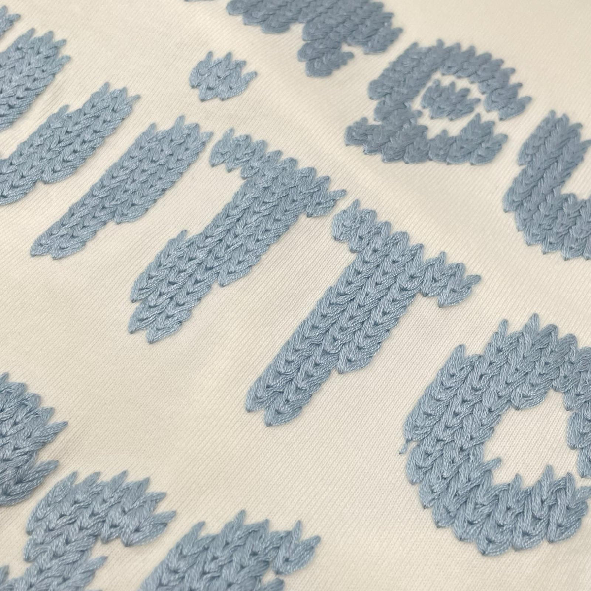 LOUIS VUITTON ルイヴィトン 26SS RM261MJ NPL HUY41W ホワイト エンブロイダリー シグネチャーTシャツ トップス