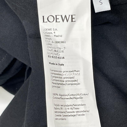 LOEWE ロエベ H526Y05WBB ブラック フーデッドオーバーシャツ トップス