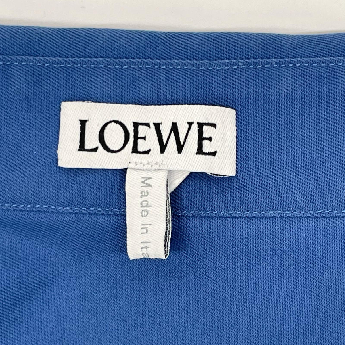 LOEWE ロエベ H526Y05X82 ブルー アナグラム ポケットシャツ トップス