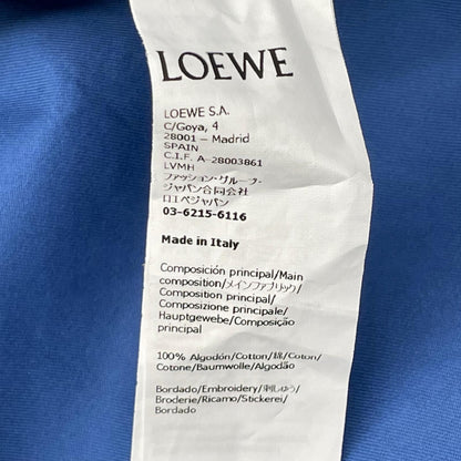 LOEWE ロエベ H526Y05X82 ブルー アナグラム ポケットシャツ トップス