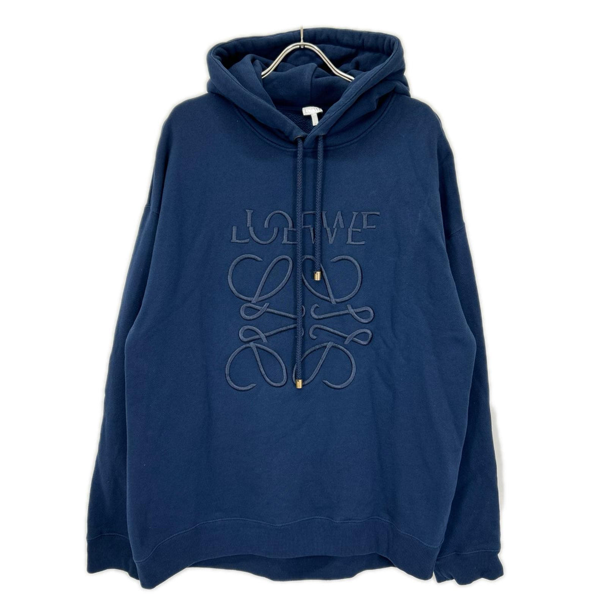 LOEWE ロエベ H526Y25X39 24SS RELAXED FIT HOODIE ネイビー フーディパーカ トップス