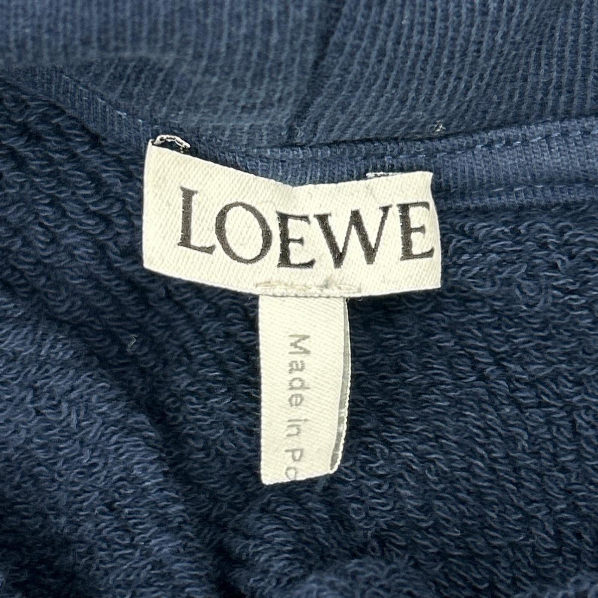 LOEWE ロエベ H526Y25X39 24SS RELAXED FIT HOODIE ネイビー フーディパーカ トップス
