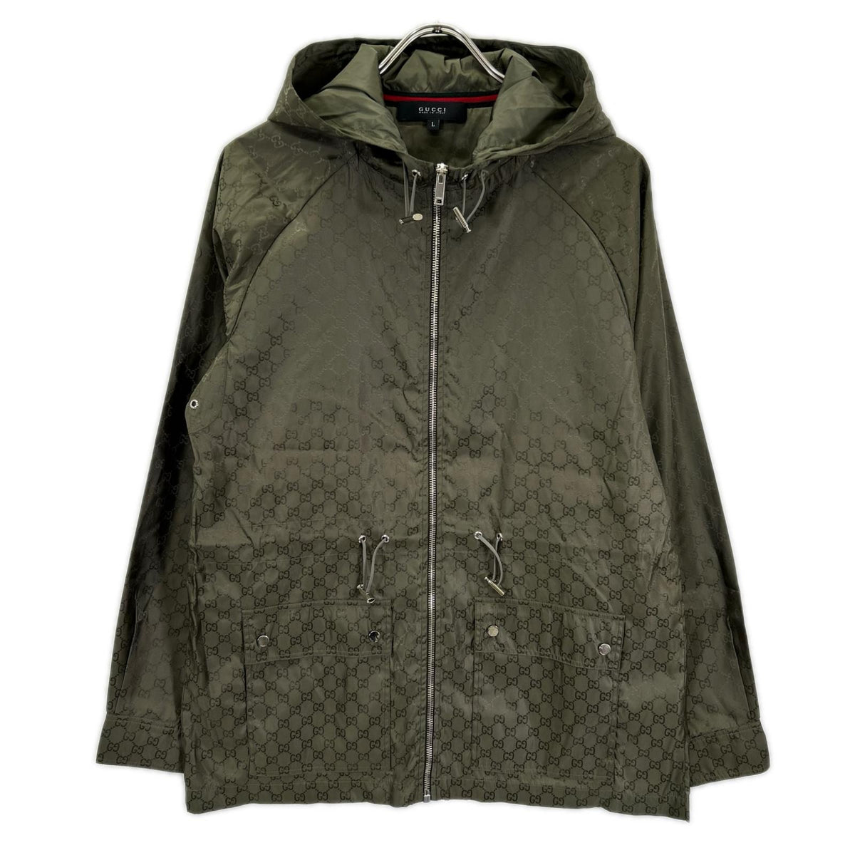 GUCCI グッチ 259342 カーキ グリーン GG ナイロンジャケット ジャケット