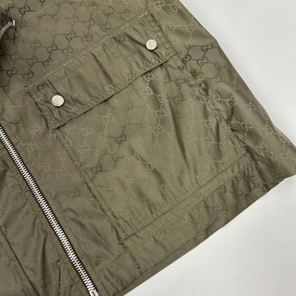 GUCCI グッチ 259342 カーキ グリーン GG ナイロンジャケット ジャケット