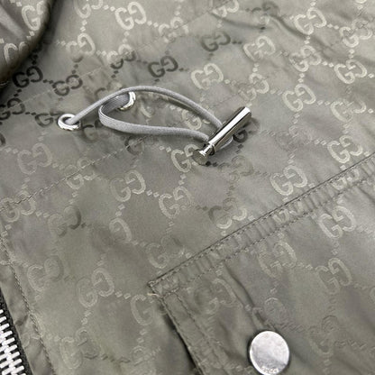 GUCCI グッチ 259342 カーキ グリーン GG ナイロンジャケット ジャケット