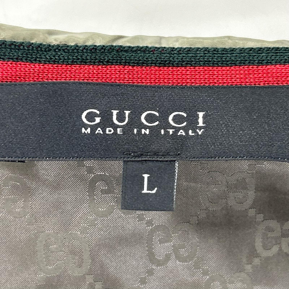 GUCCI グッチ 259342 カーキ グリーン GG ナイロンジャケット ジャケット