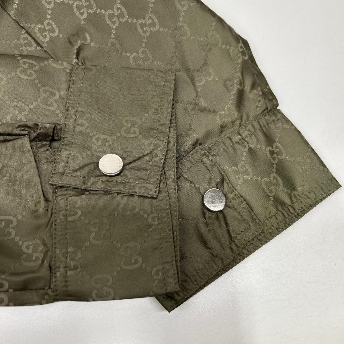 GUCCI グッチ 259342 カーキ グリーン GG ナイロンジャケット ジャケット
