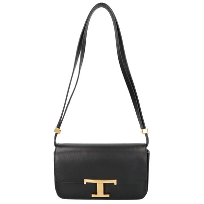 TOD'S トッズ 【美品】XBWTTTC0000RORB999 T TIMELESS TTT TRACOLLINA T MICRO Tタイムレス マイクロ ショルダーバッグ