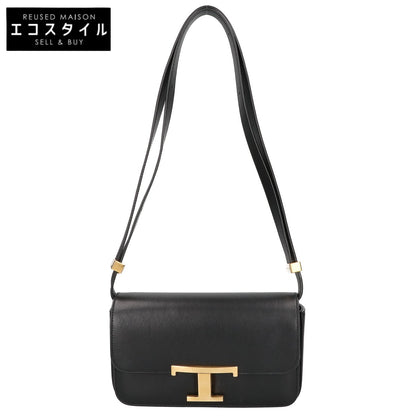 TOD'S トッズ 【美品】XBWTTTC0000RORB999 T TIMELESS TTT TRACOLLINA T MICRO Tタイムレス マイクロ ショルダーバッグ