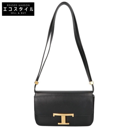 TOD'S トッズ 【美品】XBWTTTC0000RORB999 T TIMELESS TTT TRACOLLINA T MICRO Tタイムレス マイクロ ショルダーバッグ