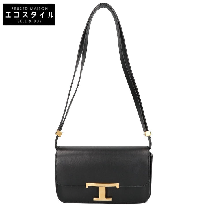 TOD'S トッズ 【美品】XBWTTTC0000RORB999 T TIMELESS TTT TRACOLLINA T MICRO Tタイムレス マイクロ ショルダーバッグ