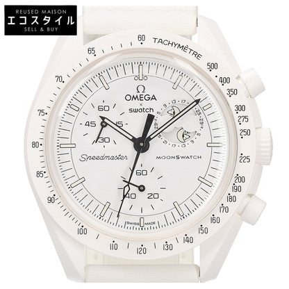 Swatch スウォッチ x OMEGA オメガ SO33W700 Moonswatch MISSION TO THE MOONPHASE Snoopy スヌーピー ムーンフェイズ 腕時計