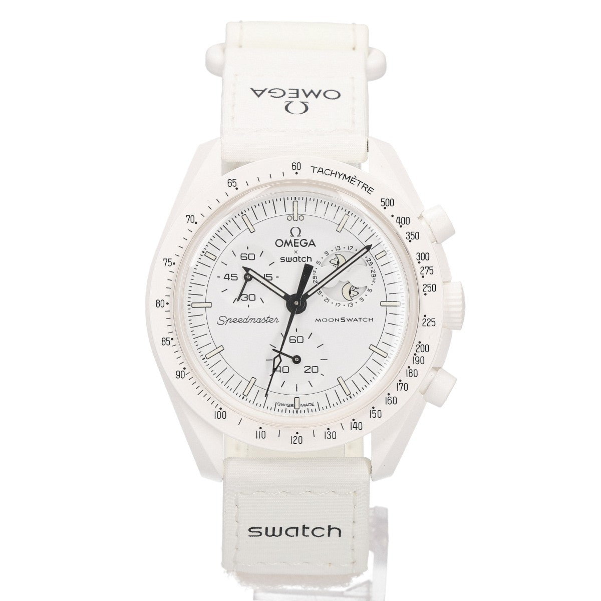 Swatch スウォッチ x OMEGA オメガ SO33W700 Moonswatch MISSION TO THE MOONPHASE Snoopy スヌーピー ムーンフェイズ 腕時計